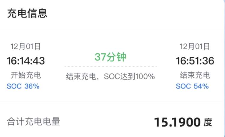 充電信息