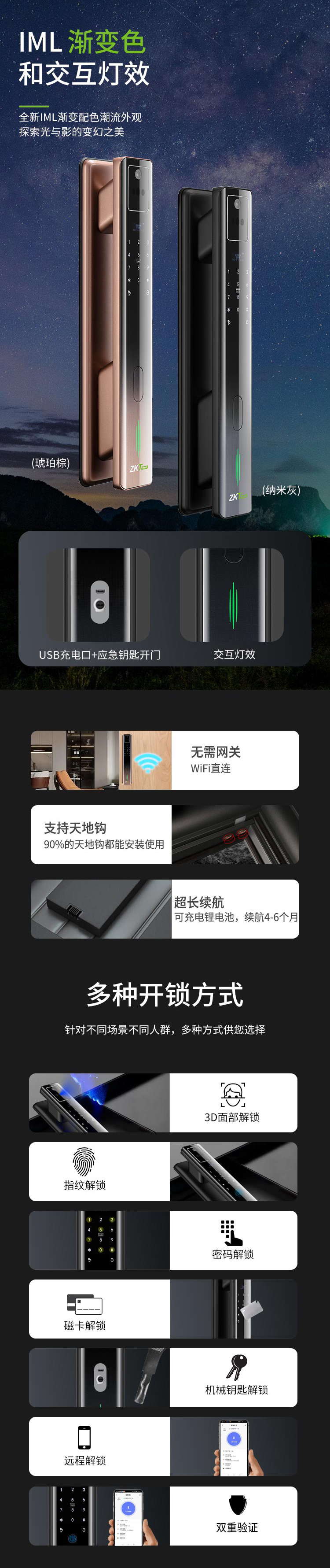 熵基面部鎖升級款ZM300：靈動雙眸，無感喚醒刷臉開門