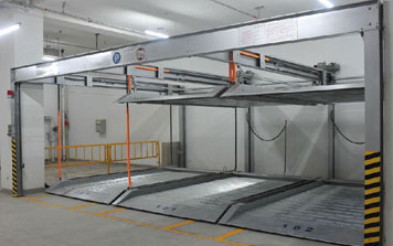 兩層升降橫移立體車(chē)庫(kù)