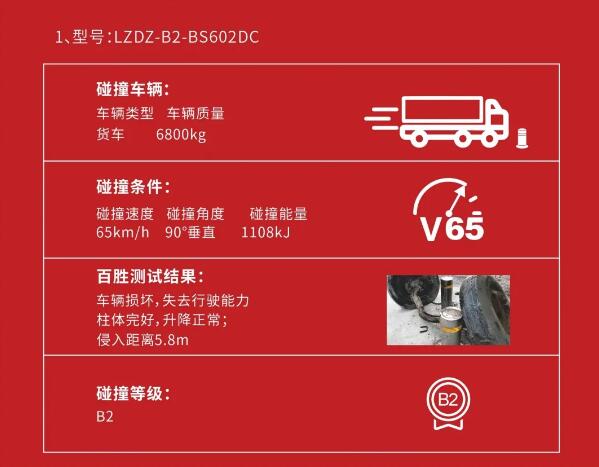 36V直流電動(dòng)升降地柱B級碰撞測試 36V直流電動(dòng)升降地柱B級碰撞測試