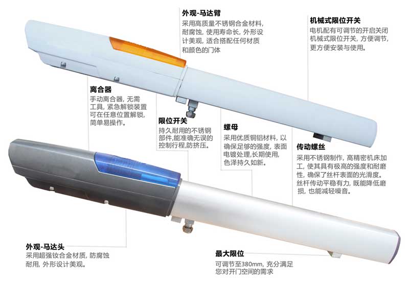VorteX系列滑動式平開門電機(jī)