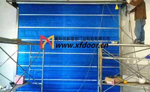 孝感市嘉航酒店特級(jí)無(wú)機(jī)布防火卷簾門(mén)案例