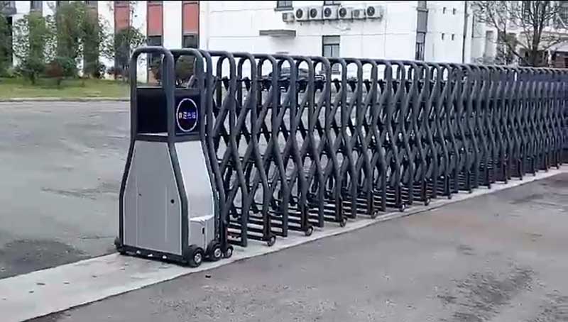張家港歐思瑞機(jī)械智能安全伸縮平移門工程案例 - 中出網(wǎng)-智能出入口門戶