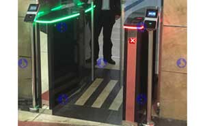 青島廣電大廈通道閘案例 - 中出網(wǎng)-智能出入口門戶