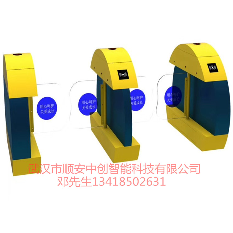 武漢幼兒園閘機(jī)手機(jī)推送智能門(mén)禁系統(tǒng)擺閘兒童樂(lè)園人行通道閘廠家