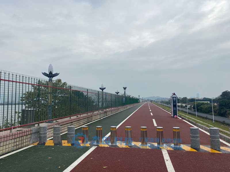 潮州市韓江健康步道升降柱項目 - 中出網(wǎng)-智能出入口門戶
