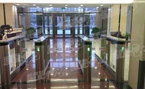 北京工商銀行通道閘案例