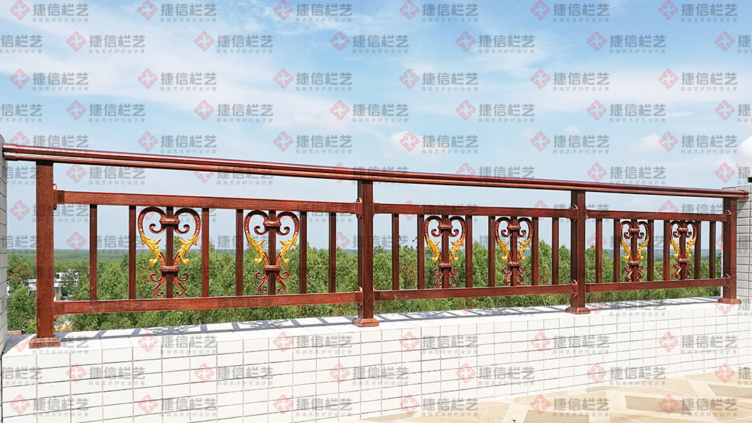 鋁藝陽臺(tái)護(hù)欄福T花