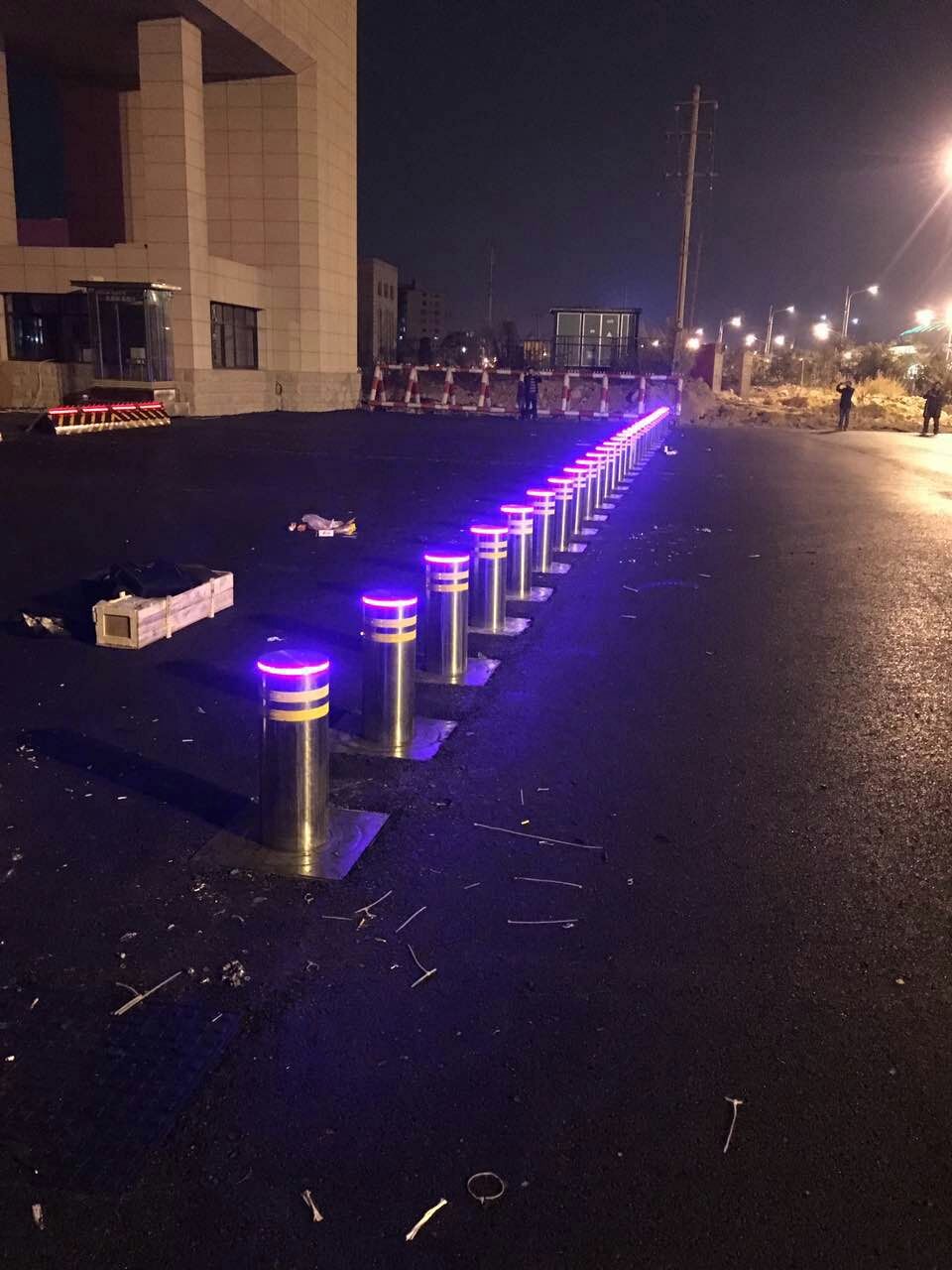 熱烈祝賀福州出安智能升降柱進駐福州武警學院
