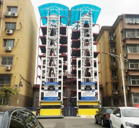 北京小潞邑智能立體車庫項目于4月份完成主體安裝