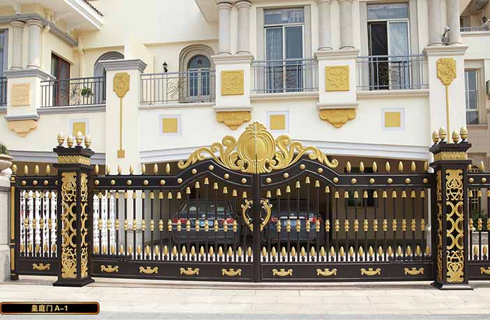 濰坊出安智能別墅鋁藝大門給濰坊金慶御花園不一樣的體驗(yàn)