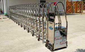 揚州泰達(dá)環(huán)保有限公司電動伸縮門案例