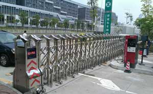 中建一局地鐵9號(hào)線伸縮門(mén)案例