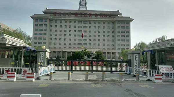 銀川武警總隊分段平移門案例 - 中出網(wǎng)-智能出入口門戶