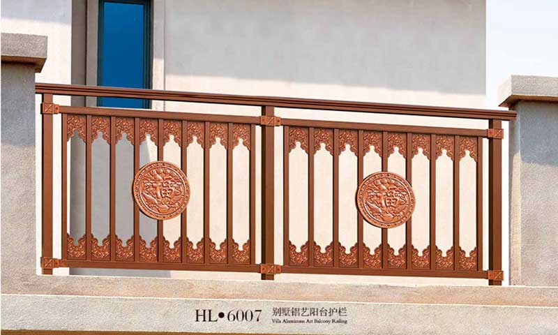 別墅鋁藝陽臺護欄HL6007