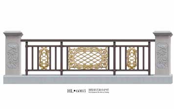 鋁藝護(hù)欄 - 別墅鋁藝陽(yáng)臺(tái)護(hù)欄HL6003