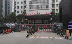 桂林臨桂區(qū)委停車場系統(tǒng)案例