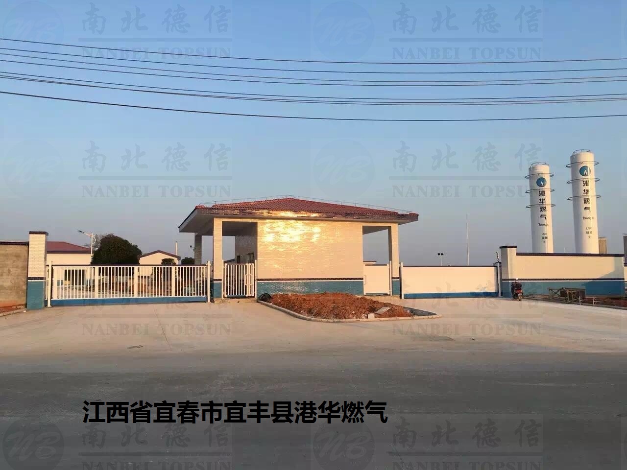 宜春出安智能分段平移門進駐宜春市宜豐縣港華燃氣