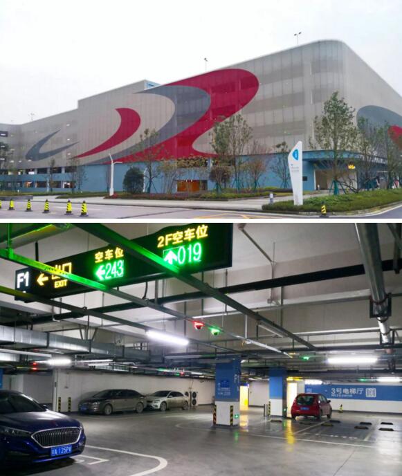道爾智控7000+視頻車位引導、20進20出恭三設備入駐成都都江堰萬達文化旅游城