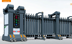 陽(yáng)江出安智能電動(dòng)伸縮門成陽(yáng)江供電局大門口一道亮麗風(fēng)景