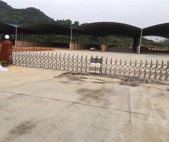 臨汾河西工業(yè)園區(qū)電動(dòng)伸縮門案例 - 中出網(wǎng)-智能出入口門戶