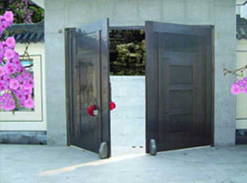 吳江橫扇獨(dú)院豪宅開(kāi)門(mén)機(jī)案例 - 中出網(wǎng)-智能出入口門(mén)戶