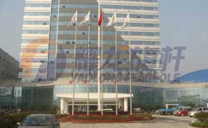 無錫洛社西站物流園區(qū)管委會旗桿案例