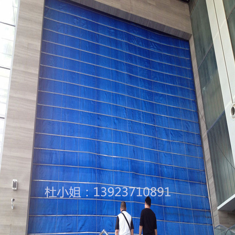 雙軌雙簾無基布防火卷簾門圖片