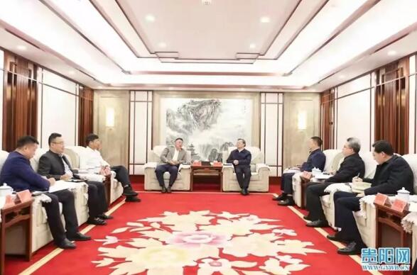 貴州省委常委、貴陽市委書記胡忠雄會見佳都科技集團董事長劉偉一行