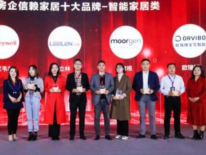 實(shí)力見(jiàn)證！立林?jǐn)孬@“2020房企信賴(lài)-家居十大品牌”！