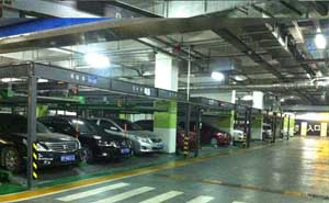 陜西銀池道拉斯財富中心立體車庫案例 - 中出網(wǎng)-智能出入口門戶