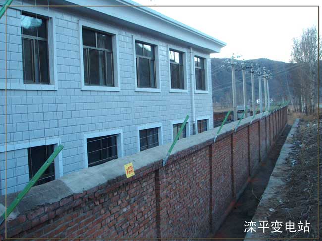 河北省承德灤平變電站---周界電子圍欄報(bào)警系統(tǒng) - 中出網(wǎng)-智能出入口門戶