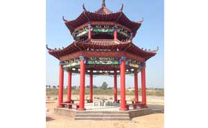沂南縣現(xiàn)代漁業(yè)園涼亭案例 - 中出網(wǎng)-智能出入口門戶